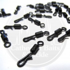 Matt Black Quick Change Flexi Rolling Swivels Size 12